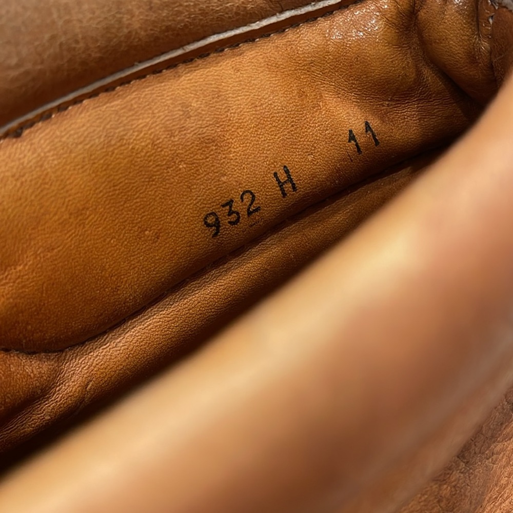 ST MARITZ RALLY Vtg Brown Tan Made In Italy Hiking Mountaineer Boots Mens 11 - Picture 8 of 10